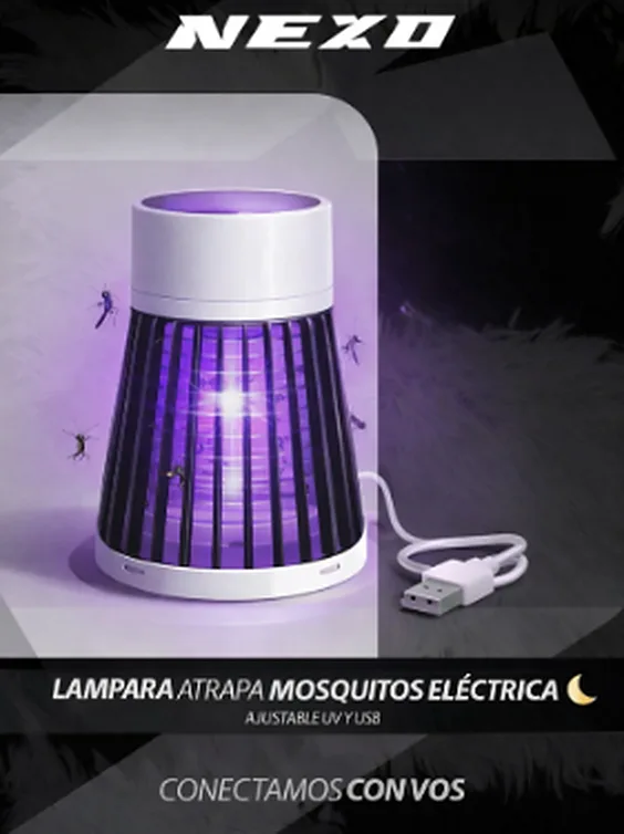 Lámpara atrapa mosquitos